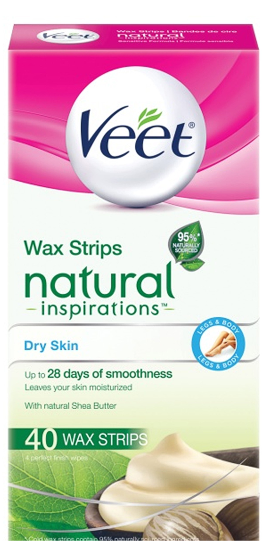 VEET Natural Inspirations Wax Strips  Dry Skin Wipes Canada